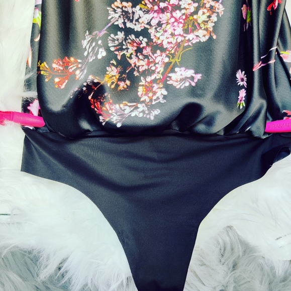 Victoria's Secret "CHERRY BLOSSOM" Body Suit Gorgeous MUST SEE❤️ peekaboo & lace - Picture 8 of 11